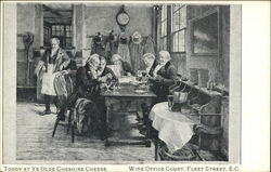 Toddy at Ye Olde Cheshire Cheese Postcard