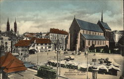 Bartusserkirche jeszt Kunsthistor, Museum Basel, Switzerland Postcard Postcard