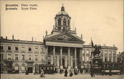 Royal Place Brussels, Belgium Benelux Countries Postcard 
