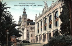 Le Theatre Monte Carlo, Monaco Postcard Postcard