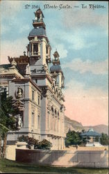 Le Theatre Monte Carlo, Monaco Postcard Postcard
