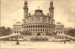 Le Trocadero Paris, France Postcard Postcard