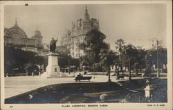 Plaza Libertad Buenos Aires, Argentina Postcard Postcard