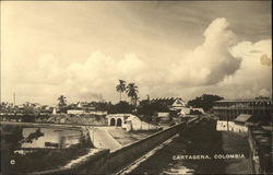 View of the Town Cartagena, Colombia South America Postcard Postcard