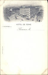 Hotel De Rome Italy Postcard Postcard