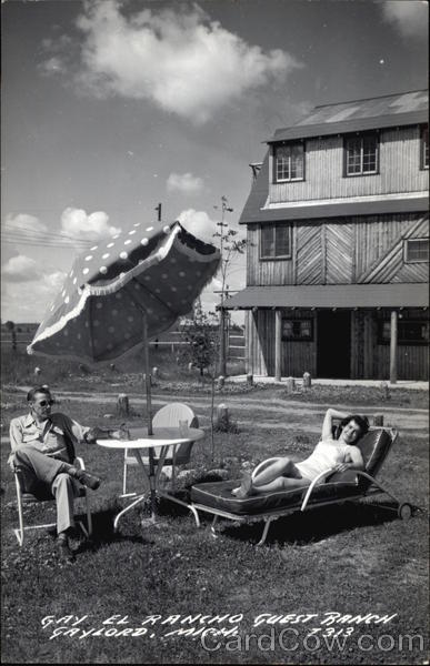 Gay El Rancho Guest Ranch Gaylord Michigan