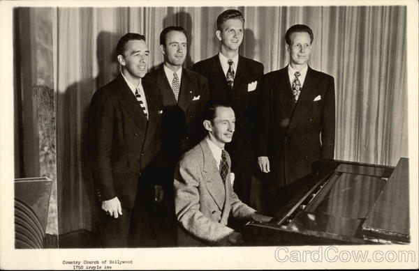 Men At Piano, Country Church of Hollywood California