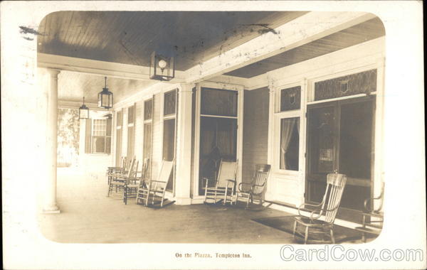 On the Piazza, Templeton Inn Massachusetts