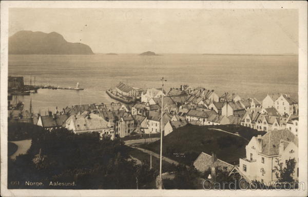 View of Aalesund Norway