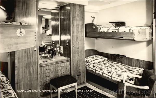 Canadian Pacific Empress of England - Tourist Cabin