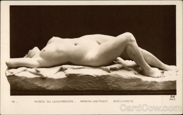 Nude, Bacchante by Moreau Vauthier Art
