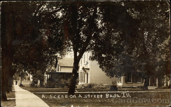 Street Scene Buda Illinois