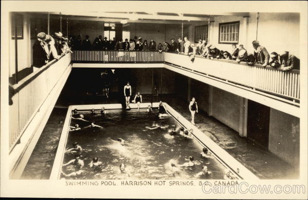 Swimming Pool Harrison Hot Springs BC Canada British Columbia
