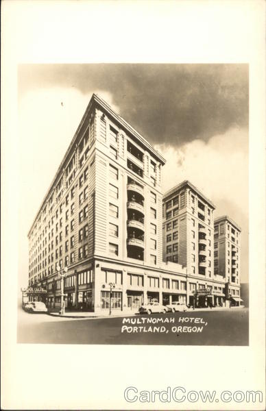Multnomah Hotel Portland Oregon