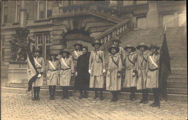 Some of the Guards of Belgium's First Troop - 1929