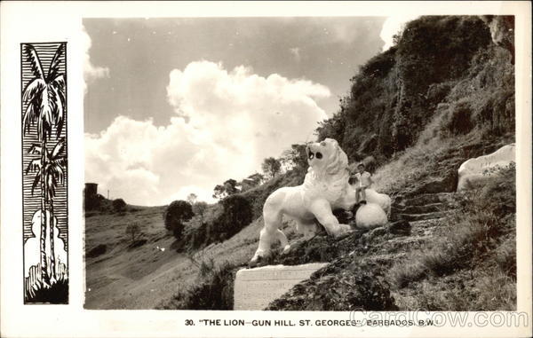 The Lion, Gun Hill St. Georges Barbados Caribbean Islands