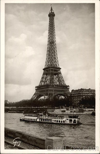 Eiffel Tower and the River Seine Paris France