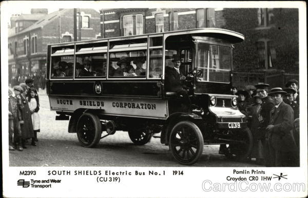 South Shields Electric Bus No.1 1914 Buses