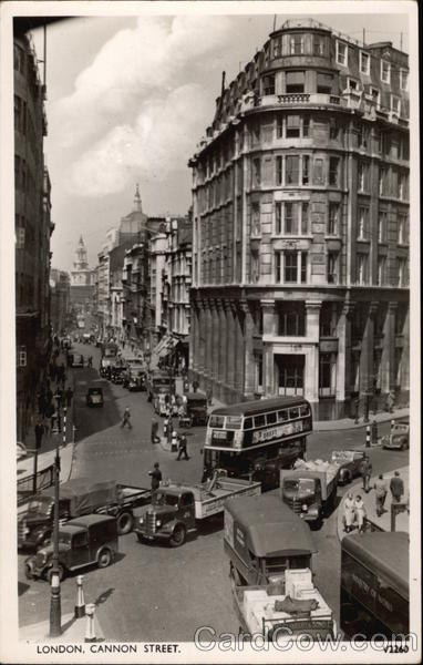 View of Cannon Street London England