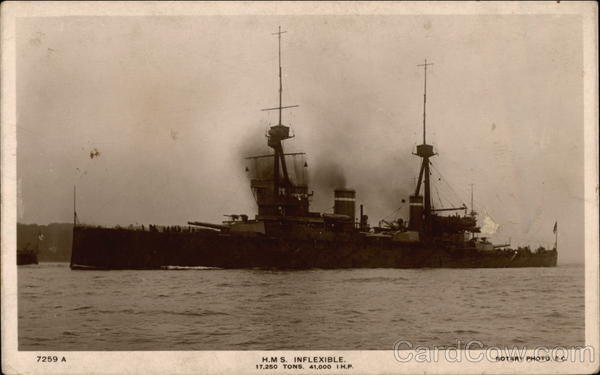 HMS Inflexible Boats, Ships