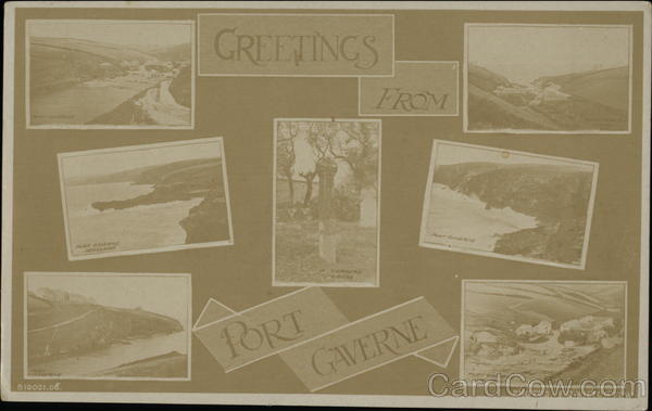 Greetings from Port Gaverne England Cornwall