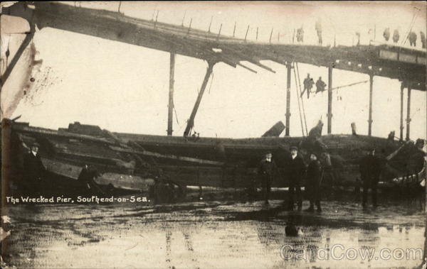 The Wrecked Pier Southend-on-Sea Essex England