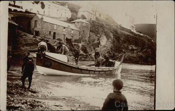 Richard and Sarah Lifeboat Landing on the Beach England