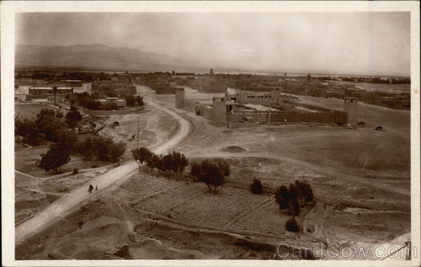 Vue Generale Prise du Reservoir Ksar Es Souk Morocco