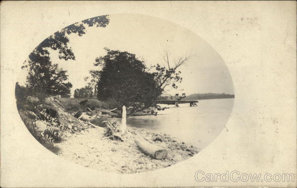 View of Beach Mullett Lake Michigan