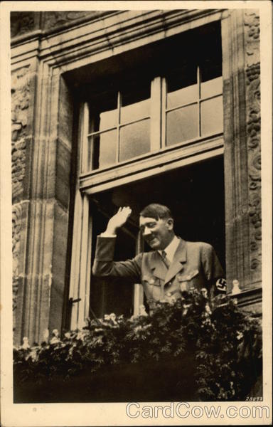 Des Fuhrers Gruss (Hitler) Nurnberg Germany Nazi Germany