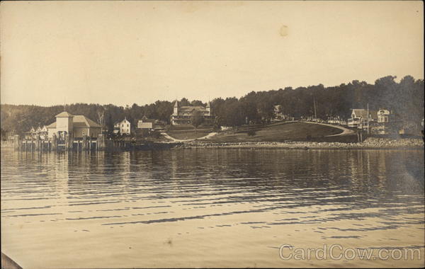 View of Town from Water Bayside Maine