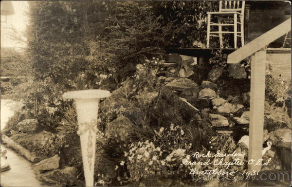 Rock Garden, Grand Chapter O.&S., 1931 Brattleboro Vermont