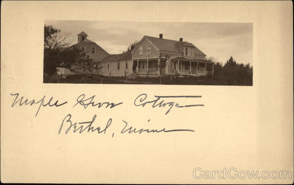 Maple Grove Cottage Bethel Maine