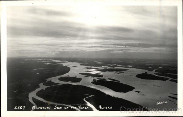 Midnight Sun on the Yukon Scenic Alaska Johnston