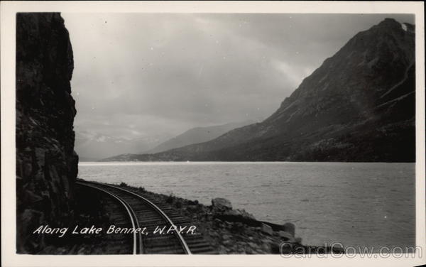 Along Lake Bennett, W.P.Y.R Railroad (Scenic)