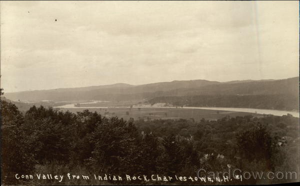 Conn Valley from Indian Rock Charlestown New Hampshire