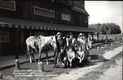 Gay El Rancho Resort Ranch Postcard