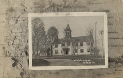 School House Postcard