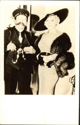 Mae West with Man Postcard