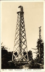 150 Ft. Tower Telescope, Mt. Wilson Observatory Postcard