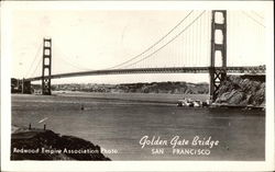 Golden Gate Bridge San Francisco, CA Postcard Postcard
