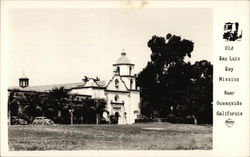 Old San Luis Rey Mission Postcard