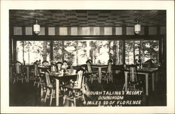 Houghtaling's Resort Dining Room Postcard