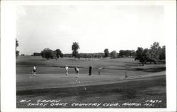 Shady Oaks Country Club - #1 Green Postcard