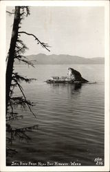 Sail Rock from Neah Bay Highway Scenic, WA Postcard Postcard