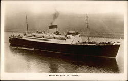 British Railways S.S. Arnhem Ferries Postcard Postcard