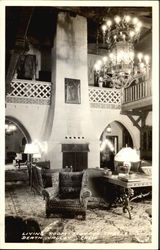 Scotty's Castle - Living Room Death Valley, CA Death Valley National Park Postcard Postcard