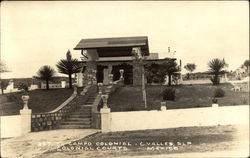 El Campo Colonial, C. Valles, SLP, Colonial Courts Postcard