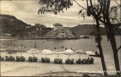 Caletilla Acapulco, Mexico Postcard Postcard