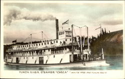 Yukon River Steamer "Casca" Postcard